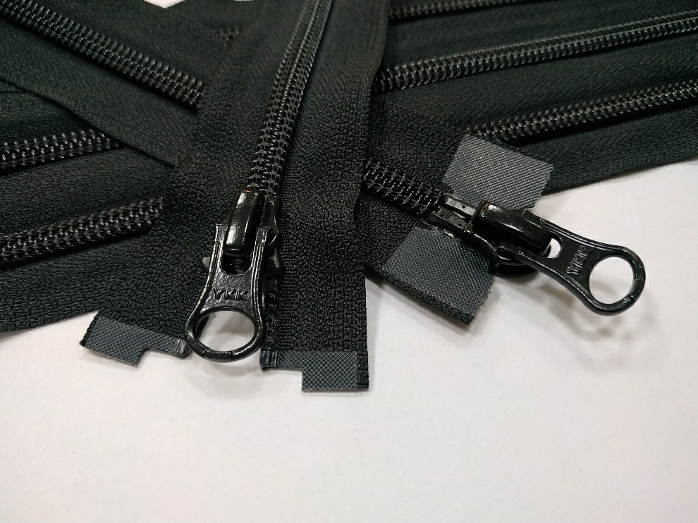 арт.35-bl YKK Т5 чёрная молния спираль