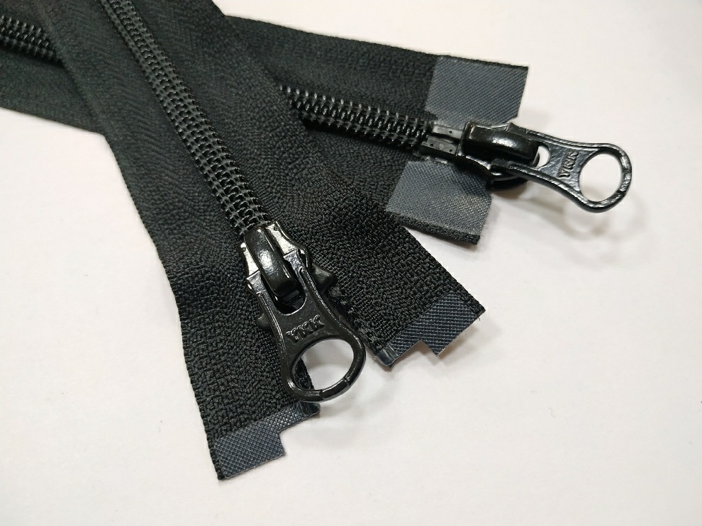 арт.35-bl YKK Т5 чёрная молния спираль