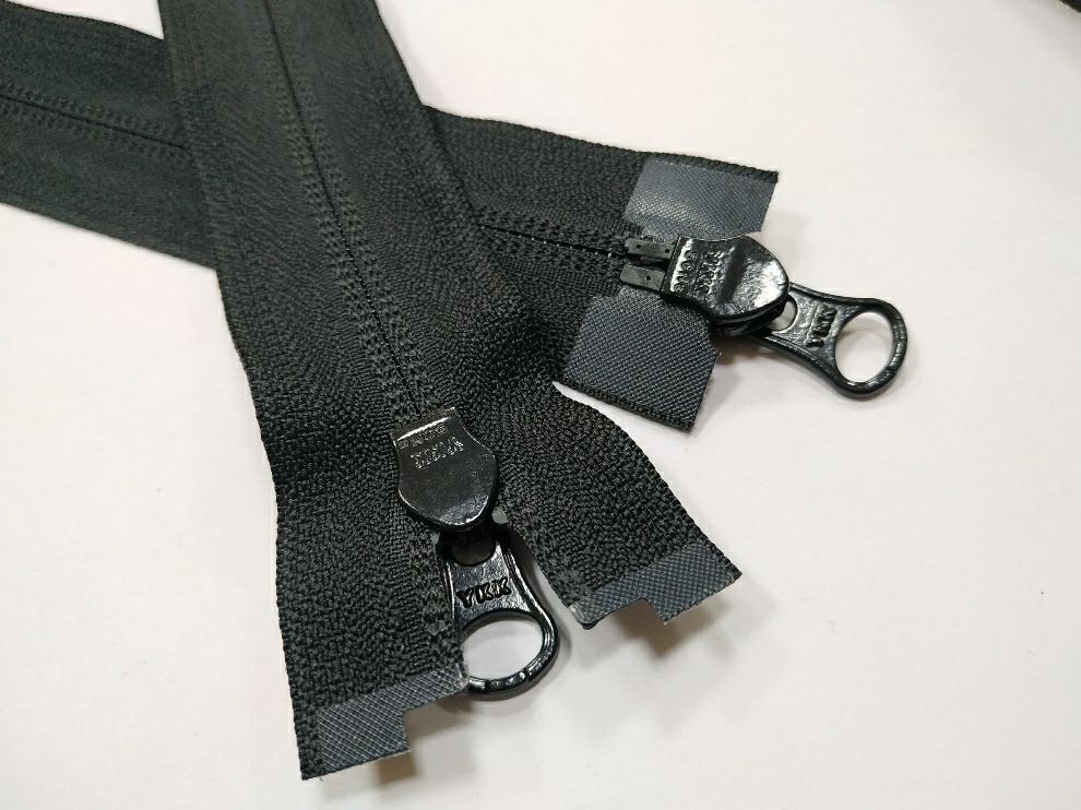 арт.35-bl YKK Т5 чёрная молния спираль
