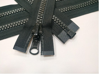 Тракторная молния YKK Т8 чёрного цвета с перекидным бегунком арт.37-580, цена за 1шт