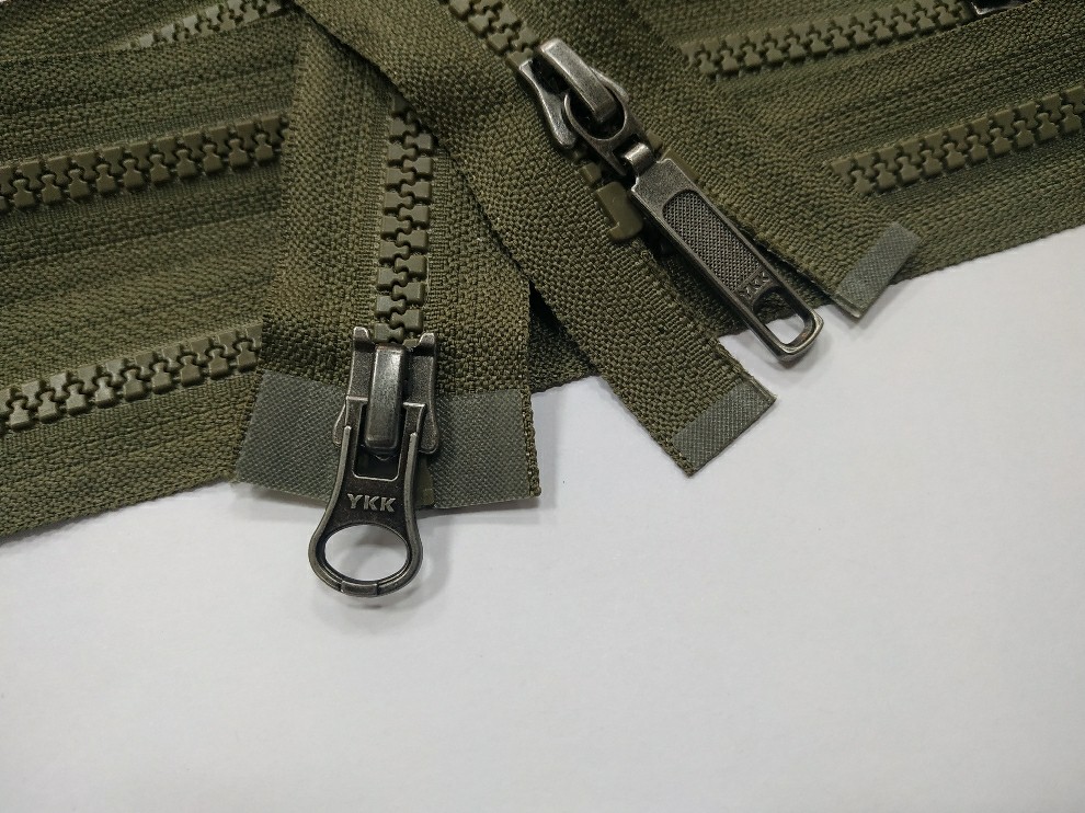 арт.17-565 YKK Т5 хаки молния трактор