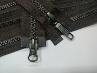 Тракторная молния YKK Т5 цвета сливы арт.17-917, цена за 1шт
