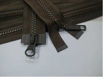 Тракторная молния YKK Т5 коричневого цвета арт.17-569, цена за 1шт