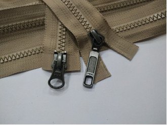 Тракторная молния YKK Т5 тёмно бежевого цвета арт.17-573, цена за 1шт