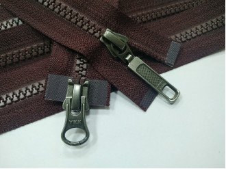 Тракторная молния YKK Т5 цвета вишня арт.17-864, цена за 1шт