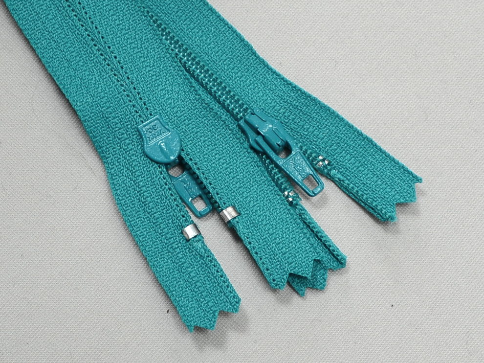 Брючная молния YKK, морская волна, цена за 1 шт (арт.20/20-906)