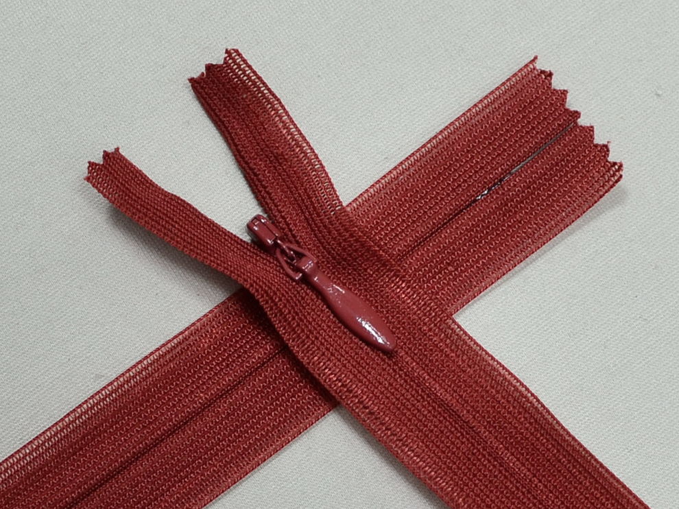 Потайна блискавка YKK, теракотовий, ціна за 1 шт (арт.60-073)
