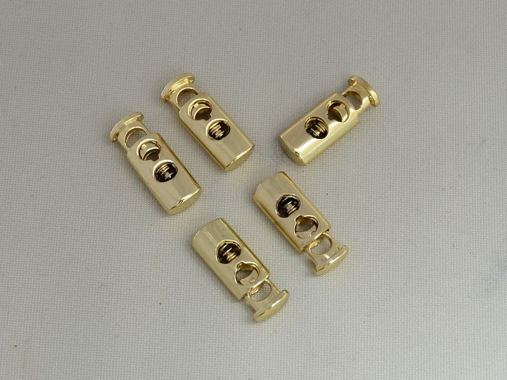 Фиксатор металлический, золото, цена за 1 шт (арт.7636)
