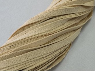 Шнур плоский декоративный 10 мм, бежевый, цена за 1 метр (арт.15058-34)
