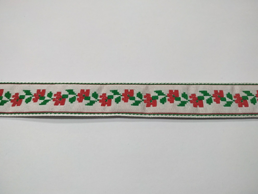 арт.10685-green український орнамент тасьма