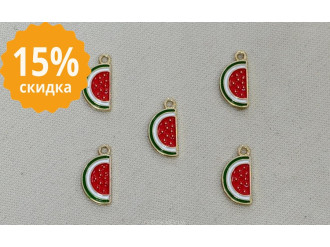 пришивной декор АРБУЗНАЯ ДОЛЬКА арт.25095, цена за 1шт.