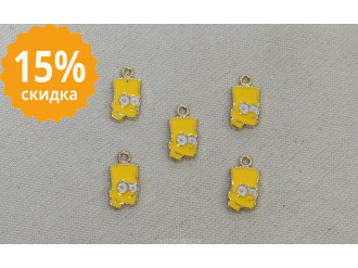 пришивной декор БАРТ СИМПСОН арт.25098, цена за 1шт.