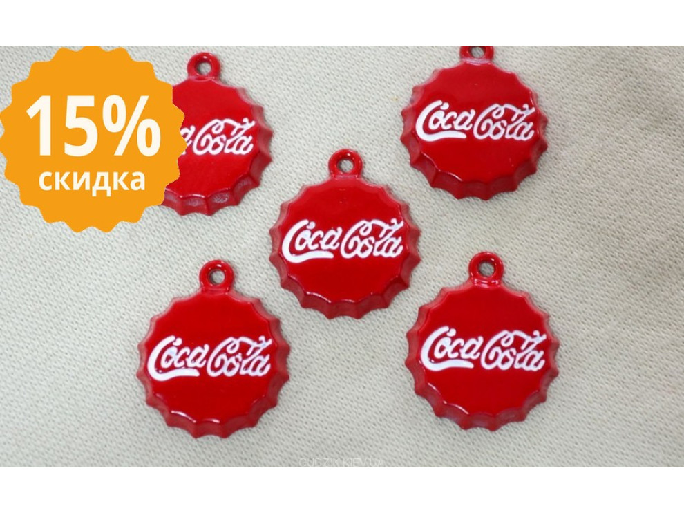 декор для одежды Coca-Cola красный арт.25207