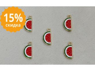 пришивной декор АРБУЗНАЯ ДОЛЬКА арт.25095, цена за 1шт.